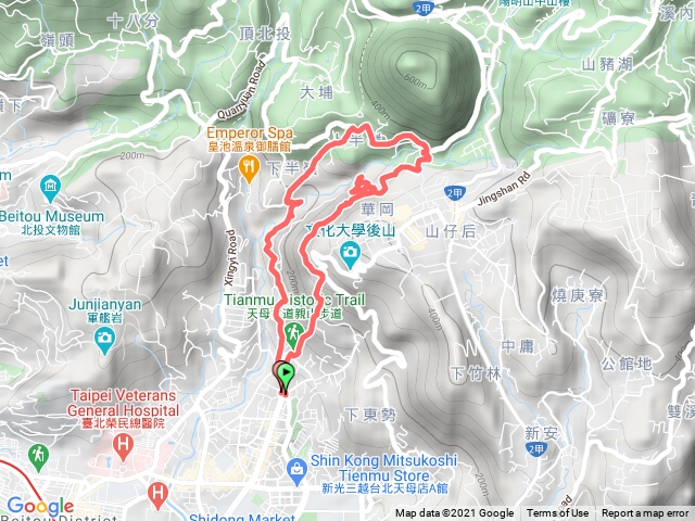 天母古道&翠峰瀑布&半嶺水圳步道