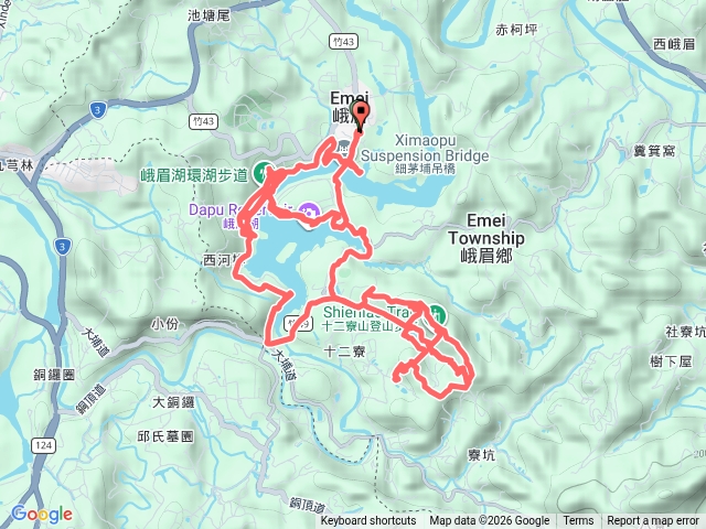 20260324 峨眉湖環湖步道賞黃花風鈴木 十二寮古道預覽圖