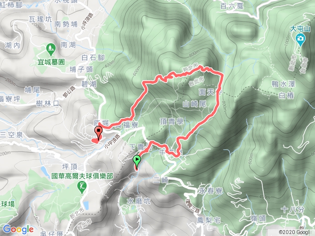 面天向天貴子坑進興福寮出