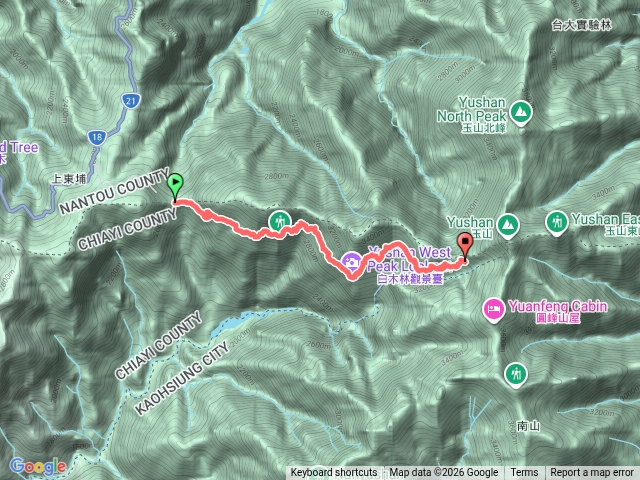 D1塔塔加登山口＞排雲山莊2024