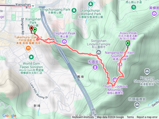象山公園九五峰來回