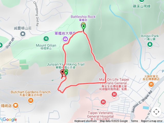 軍艦岩步道