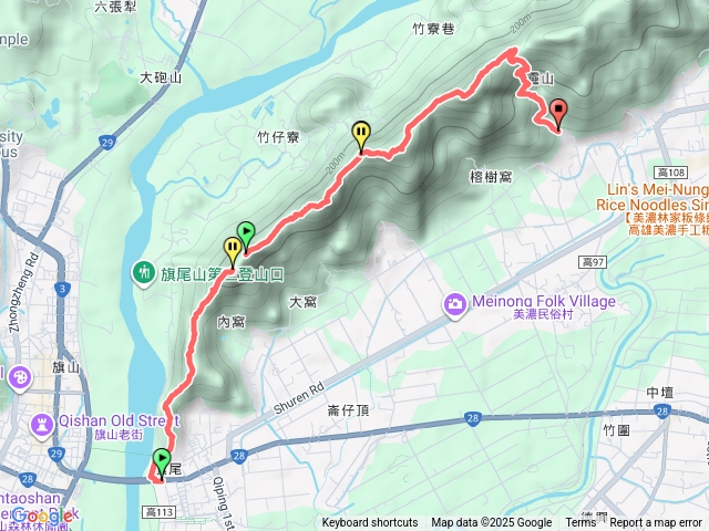 旗靈縱走預覽圖