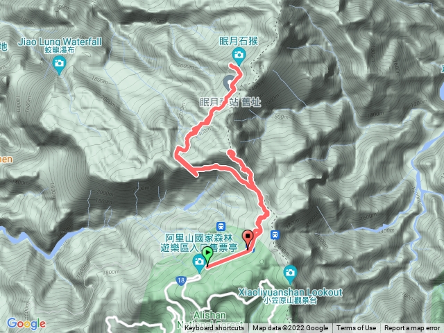 阿里山 眠月線 +大塔山