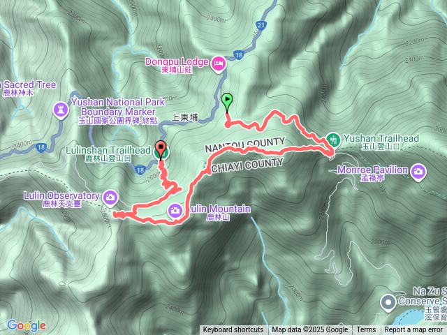 塔塔加三山縱走