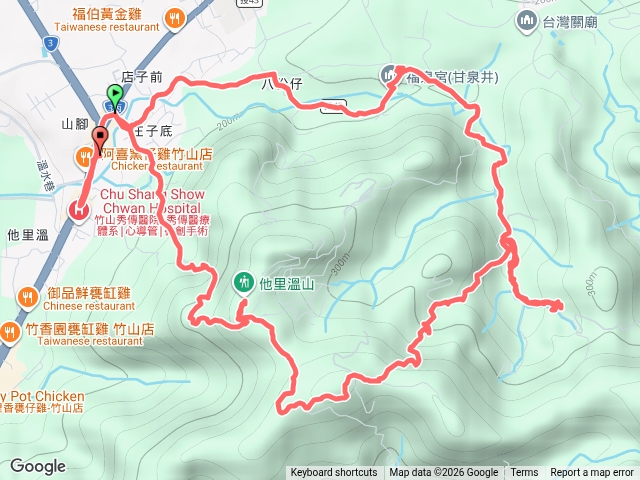 竹山他里溫山O遶