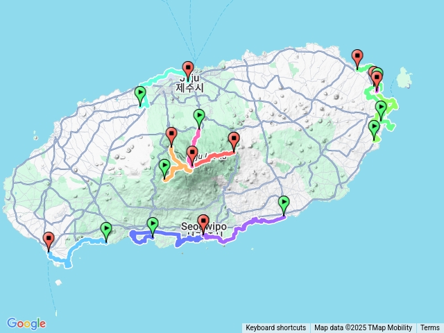 漢拏山、靈室縱走御里牧線＋偶來小路100公里、雙朝聖（10天）20251028～1104