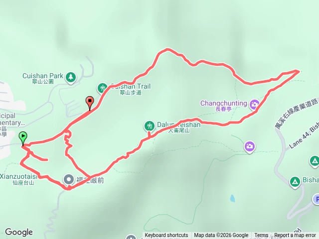 大崙尾山-翠山步道預覽圖