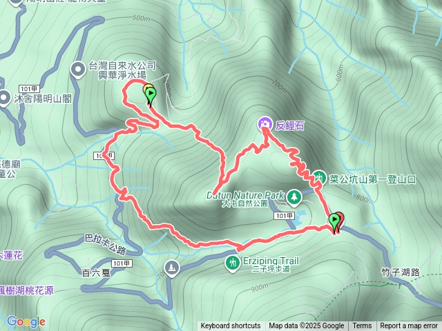 十八灣步道，枕頭山