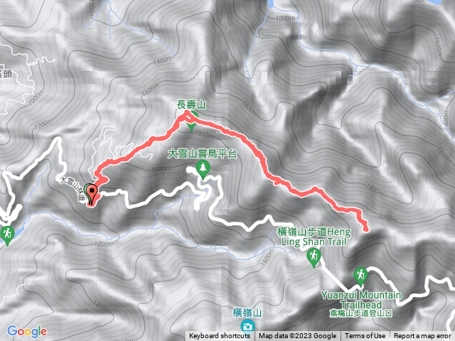 鳶嘴西稜-長壽山-醜棟山-鳶嘴山 來回