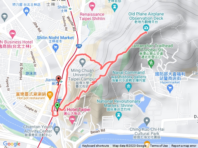 小百岳集起來劍潭山親山步道20230715071500