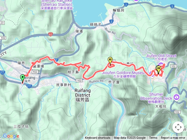 秀崎山瑞芳山龍潭山