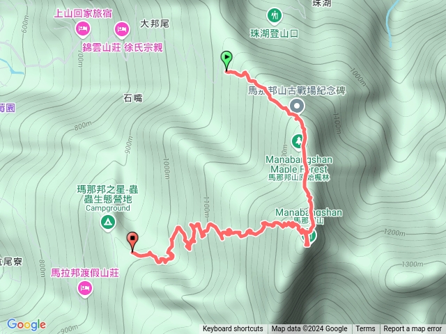 小百岳集起來馬那邦山登山步道