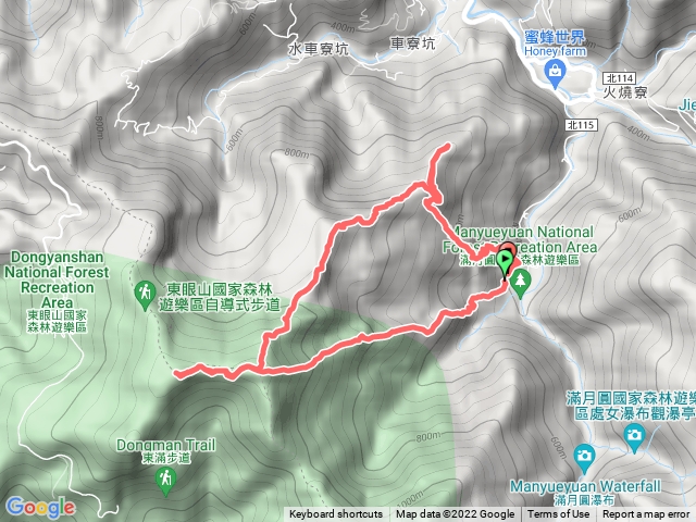 天德巷連走東眼山、雙溪山O行