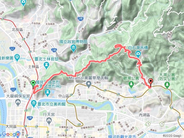 劍潭支線—大崙尾山—碧山巖