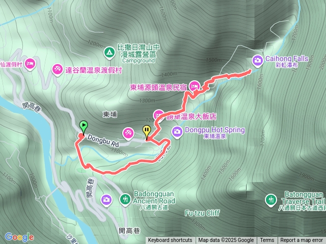 114/8/16東埔吊橋-彩虹瀑布