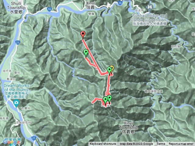 雙龍步道 停機坪 巒安堂 西巒大山
