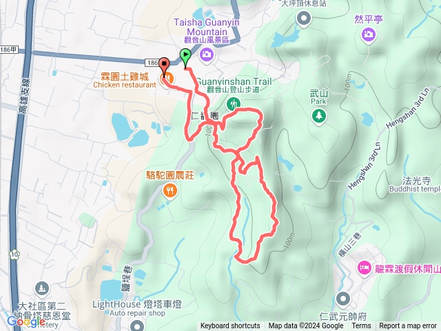 高雄大社觀音山步道預覽圖