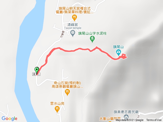 旗尾山第三登山口