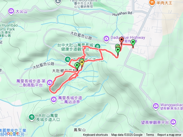 大肚旗開得勝步道