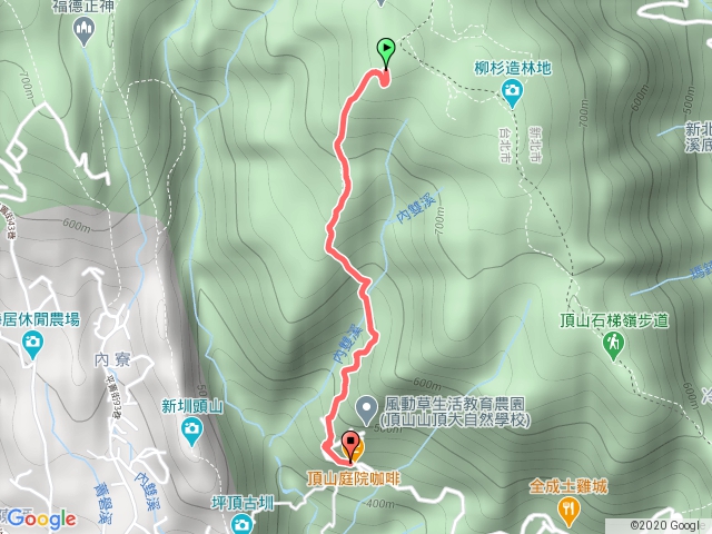 北五指山荷蘭古道下山