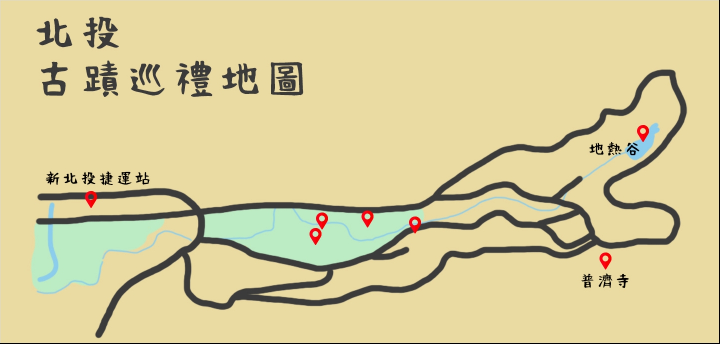 【筆記玩家】跟著筆記/ 來趟北投巡蹟一日跑旅