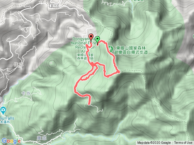 東眼山步道石化區