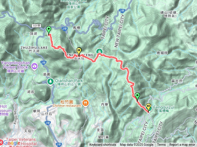 【任務一】2025臺北大縱走第三段：小油坑至風櫃口預覽圖