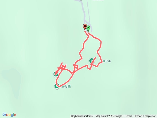 孝子山，慈母峰，普陀山O型步道