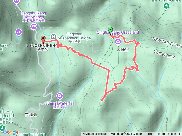 擎天崗、竹篙山、冷擎步道預覽圖