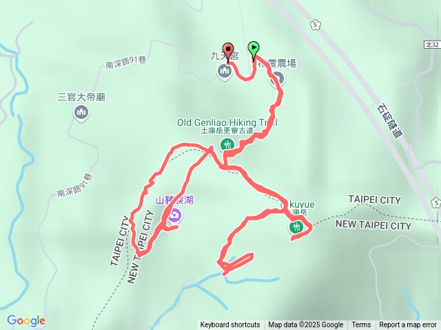 土庫岳山豬窟山豬淚湖