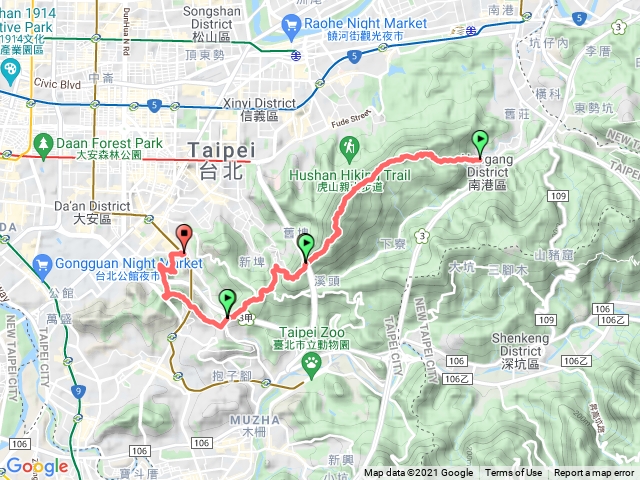 台北大縱走第六段