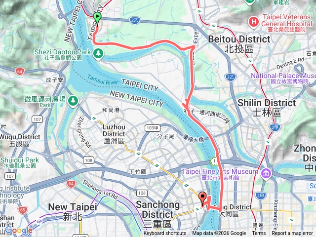 關渡-三和夜市（bike)預覽圖