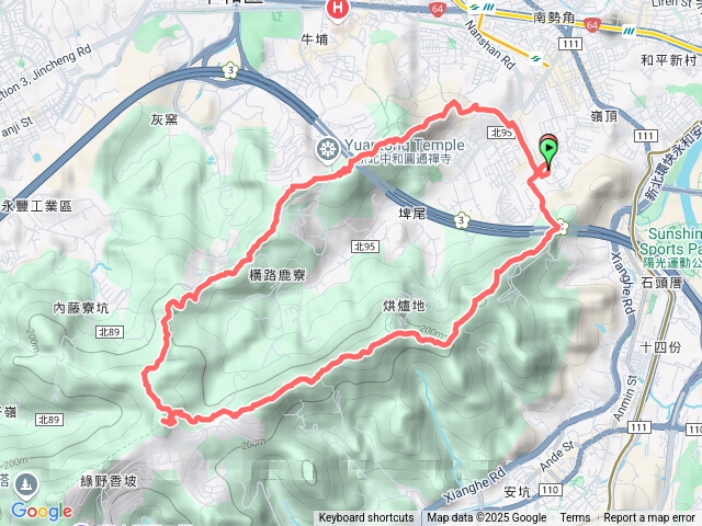 2025微笑山線縱走尋寶集章任務微笑山線：【天上山系】烘爐地土地公段20250727103812