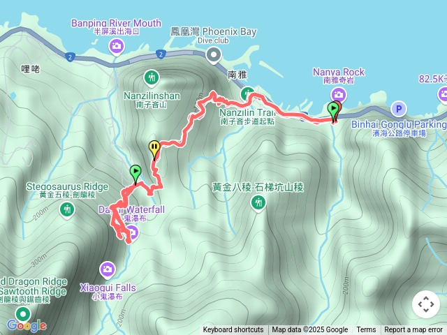 大鬼瀑布小錐麓