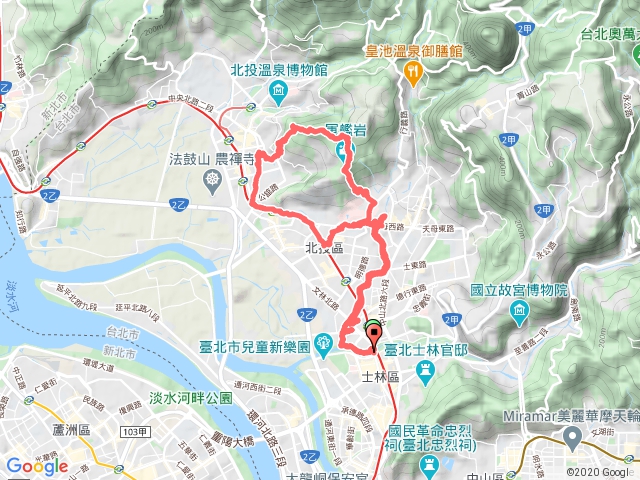 2020-04-18_磺溪彩虹健康步道  軍艦岩  丹鳳山  磺溪彩虹健康步道O型