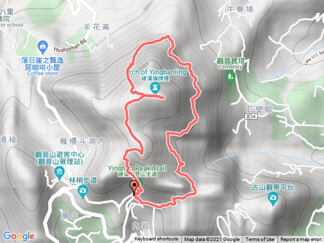 觀音山北橫古道一到五段環狀