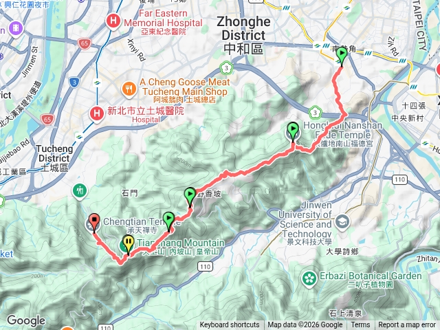 天上山縱走預覽圖