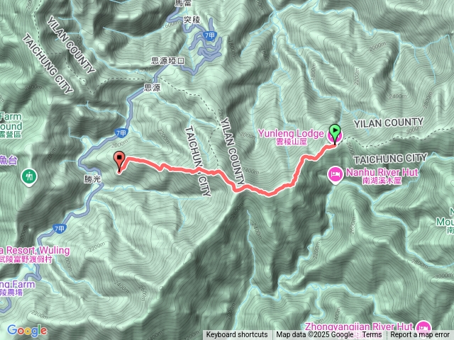 南湖群峰Day5(新雲稜山屋，勝光登山口)