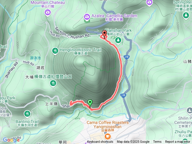 環紗帽路未上紗帽山