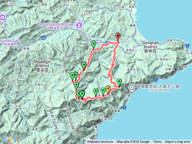 貢寮大O(三方向山-灣坑頭山）