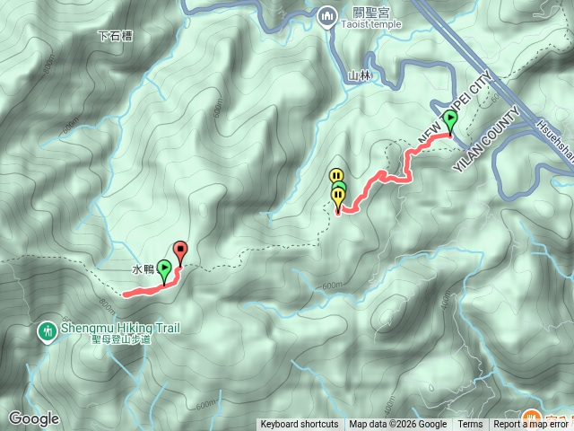 石牌縣界水鴨池巴唐古道三角崙山預覽圖