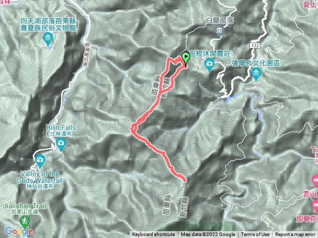 比林山大窩山