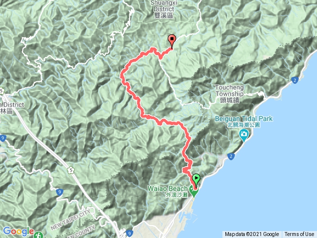 淡蘭古道（外澳車站到泰平國小）