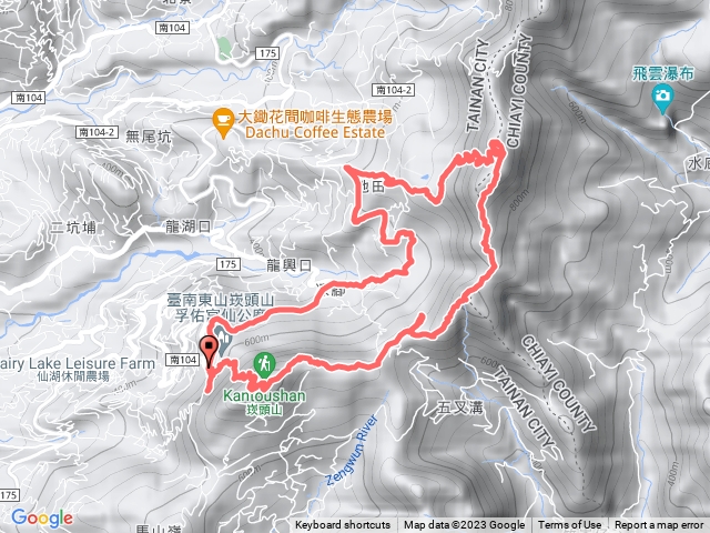 崁頭山 九湖山 山河嶺 小獅嶺 大獅嶺（李子園山）O型