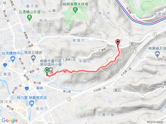 羊稠山來回