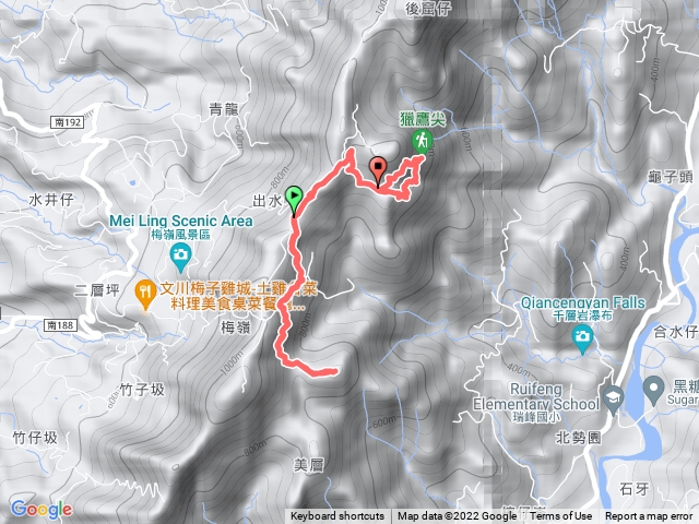 竹子尖山東峰&獵鷹尖-南瀛百岳
