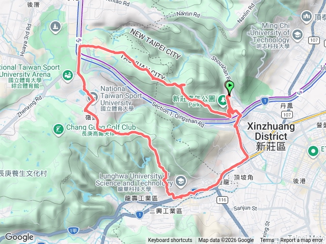 青年公園體育大學龍華科大環狀預覽圖