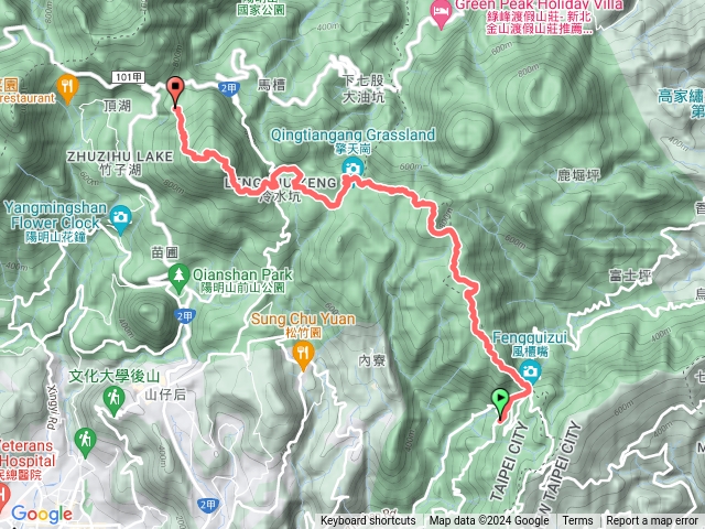 1130810陽明山東段縱走