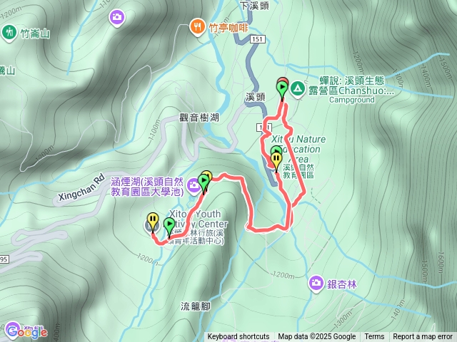 早安2025102607：17登溪頭步道祝順心如意。_
